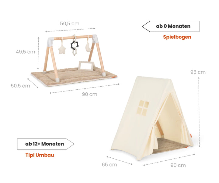 Spielbogen & Tipi Set